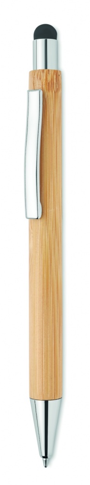 Logotrade ärikingid pilt: Bambusest pastapliiats sinise tindiga