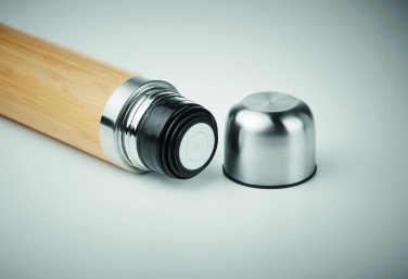 Logotrade reklaamkingi foto: Topeltseintega bambusest termos 400ml CHAN BAMBOO