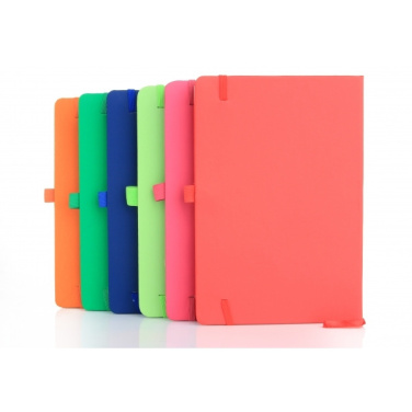 Logo trade reklaamkingituse pilt: Sametiste kaantega A5 märkmik Kiel