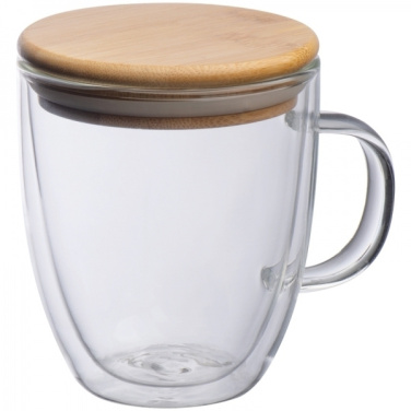 Logotrade ärikingitused pilt: Topeltseinaga klaasist tass GERTHE 350 ml