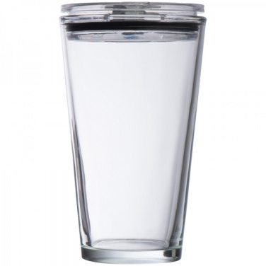 Logotrade ärikingitused pilt: Kaanega klaasist kruus WATTENSCHEID 400 ml