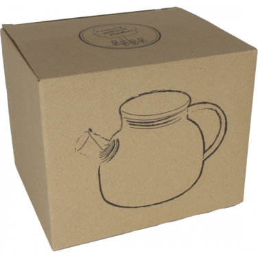 Logotrade ärikingid pilt: Bambusest kaanega klaaskann FRANKFURT 1000ml