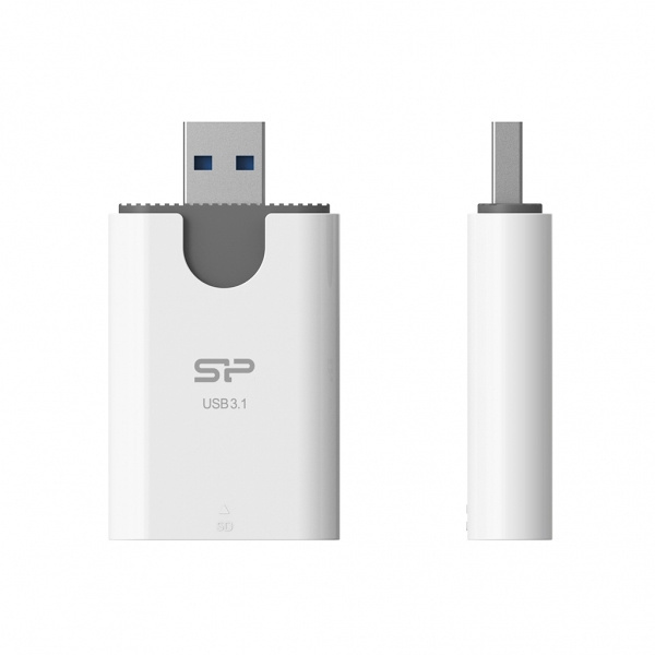 Logo trade ärikingi pilt: MicroSD ja SD-kaardi lugeja Silicon Power Combo 3.1