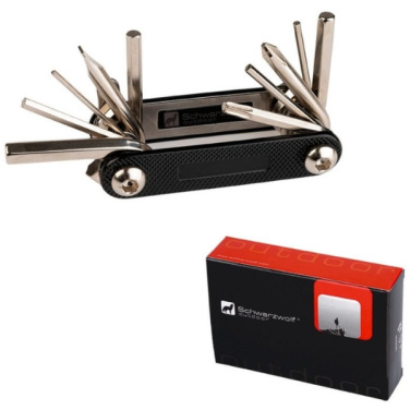 Logo trade reklaamtooted foto: Jalgratta tööriistakomplekt TIBESTI Schwarzwolf