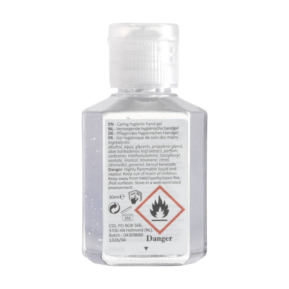 Logotrade reklaamkingi foto: Desinfitseeriv kätegeel Caring Hygienic 30 ml