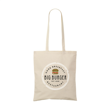 Logotrade reklaamkingituse foto: ShoppyBag (180 g/m²) pikkade sangadega puuvillane kott