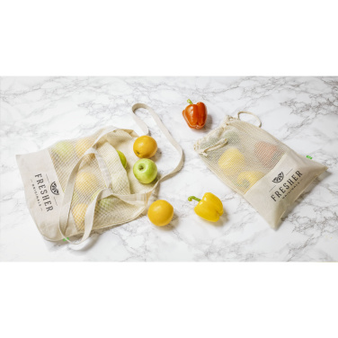 Logotrade ärikingid pilt: Natura Organic Mesh Shopper (180 g/m²) ostukott