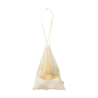 Logo trade reklaamkingi pilt: Natura Organic GOTS võrgust puuviljakott (120 g/m²)