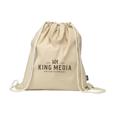 Logo trade ärikingituse pilt: GRS Recycled Cotton PromoBag Plus (180 g/m²) seljakott