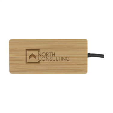 Logotrade reklaamkingitused pilt: Fyra bambusest USB jaotur
