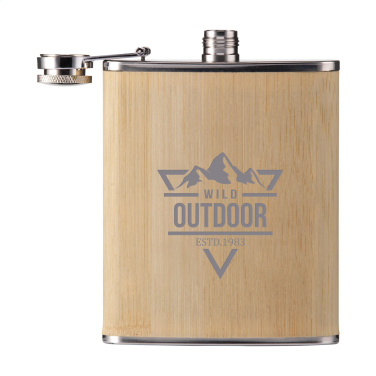 Logotrade reklaamkingitused pilt: Hipflask Bamboo 200 ml joogipudel