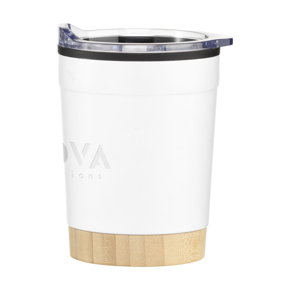 Logotrade firmakingid pilt: Kobe Bamboo RCS Recycled Steel 350 ml kohvitass