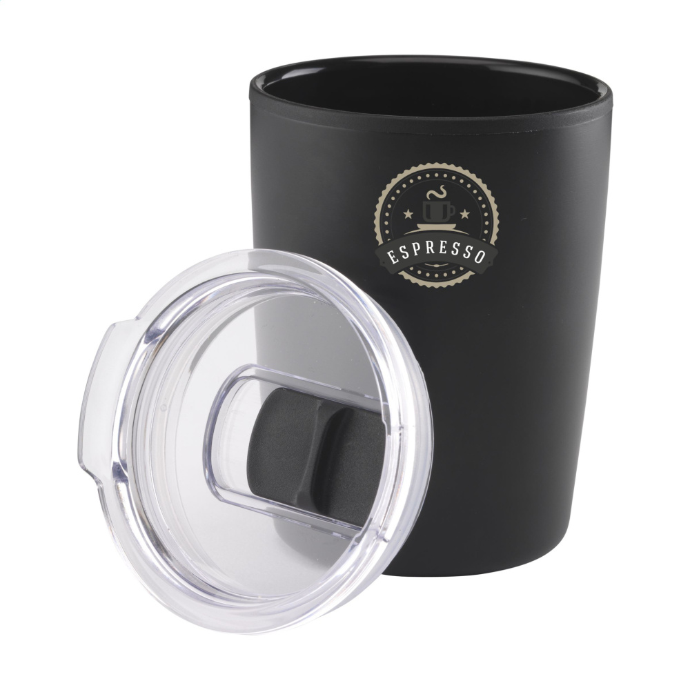 Logo trade ärikingid foto: Espresso-to-Go kruus RCS taaskasutatud terasest 170 ml