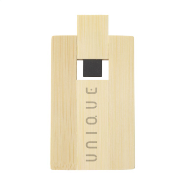 Logotrade meene foto: Krediitkaart USB Bamboo 32 GB