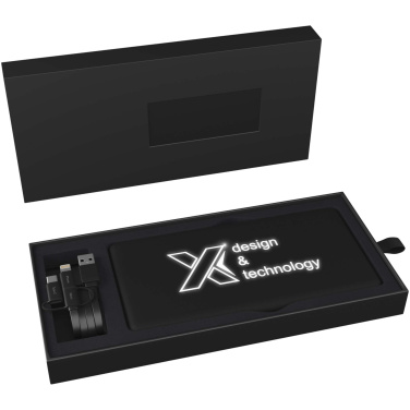 Logotrade ärikingitused pilt: SCX.design P30 8000 mAh valgustusega päikesepatareiga akupank