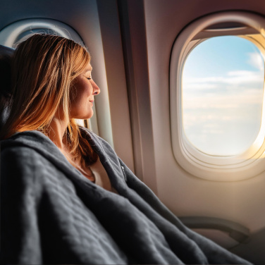 Logo trade reklaamtoote pilt: Tekk ja padi 2 in 1 AMIATA Schwarzwolf