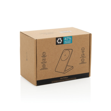 Logotrade reklaamkingituse foto: VoltPerch RCS taaskasutatud plastist 15W magnetiline juhtmevaba laadija