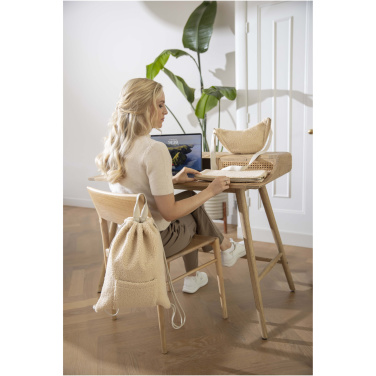 Logo trade reklaamtoote pilt: Bear GRS taaskasutatud šerpast nööridega seljakott