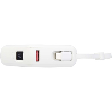 Logo trade firmakingid foto: Acrux 10 000 mAh 35W tahvelarvuti akupank sisseehitatud Type-C kaabliga - valmistatud taaskasutatud plastist