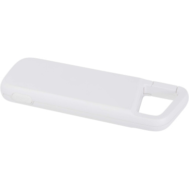 Logotrade reklaamkingitused pilt: Alkes 5000 mAh 12W taaskasutatud plastist veekindel varupatarei karabiiniga