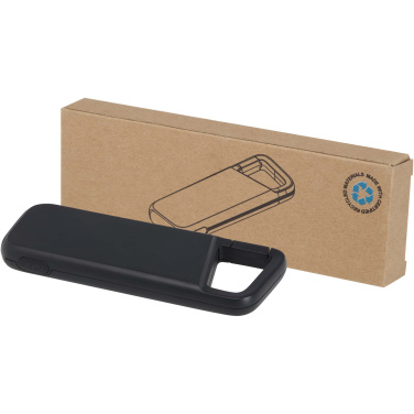 Logotrade ärikingituse foto: Alkes 5000 mAh 12W taaskasutatud plastist veekindel varupatarei karabiiniga