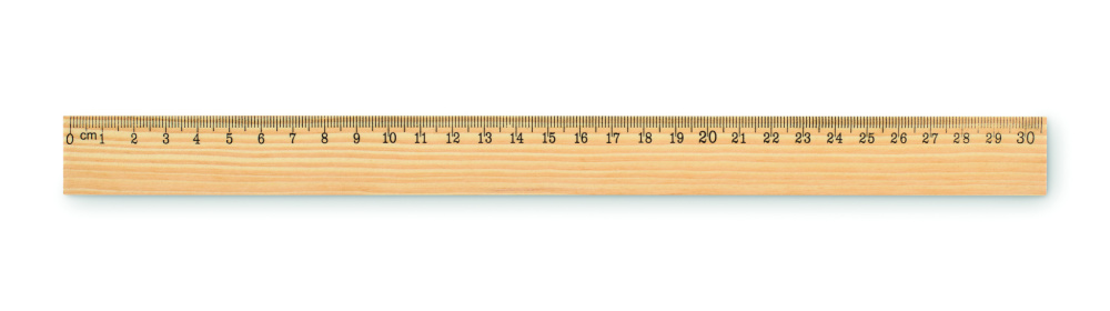 Logo trade meene pilt: RULER30 puidust joonlaud 30cm