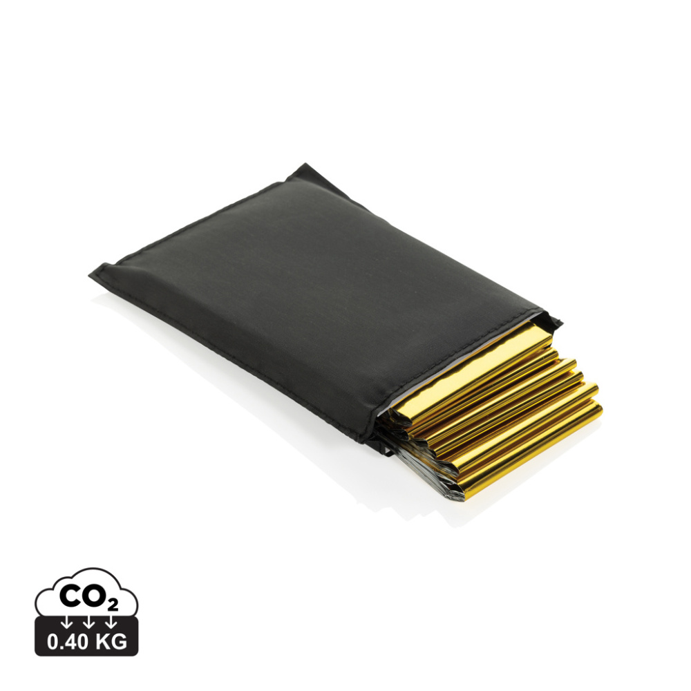 Logotrade firmakingi foto: Solra hädaolukorra fooliumtekk