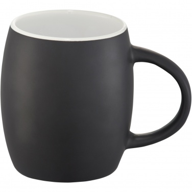Logotrade mainoslahja ja liikelahja kuva: Heart 400 ml keraaminen muki puisella kannella/alustalla
