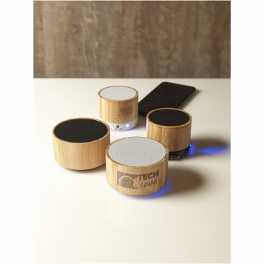 Logo trade mainoslahjat ja liikelahjat kuva: Cosmos Bluetooth® -kaiutin, bambua