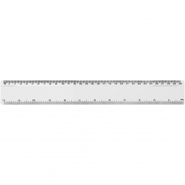 Logotrade liikelahja mainoslahja kuva: Renzo-viivain, 30 cm, muovinen