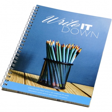 Logotrade liikelahjat mainoslahjat tuotekuva: Desk-Mate® kierremuistikirja, A5