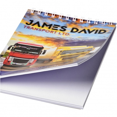 Logotrade mainoslahja tuotekuva: Desk-Mate® kierremuistikirja, A6