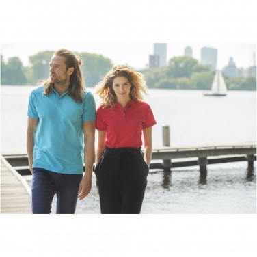Logotrade mainoslahjat ja liikelahjat tuotekuva: Beryl short sleeve men's organic recycled polo