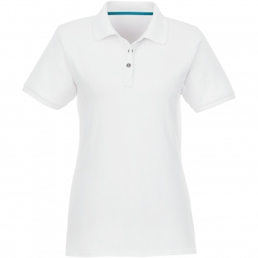 Logo trade mainostuote kuva: Beryl short sleeve women's organic recycled polo