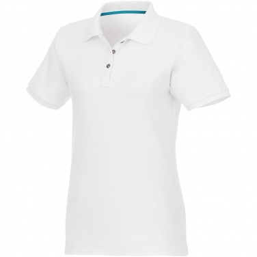 Logotrade liikelahjat kuva: Beryl short sleeve women's organic recycled polo