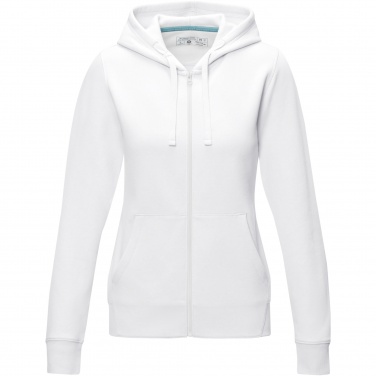 Logotrade mainoslahja ja liikelahja kuva: Ruby women’s organic recycled full zip hoodie