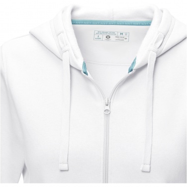 Logo trade mainostuote kuva: Ruby women’s organic recycled full zip hoodie