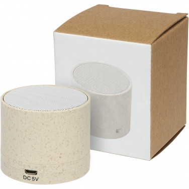 Logotrade mainostuotet kuva: Kikai Bluetooth® -kaiutin, vehnänolkea
