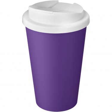 Logo trade liikelahja mainoslahja tuotekuva: Americano® Eco 350 ml kierrätysmuki läikkymättömällä kannella
