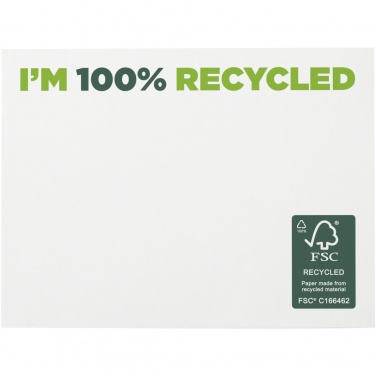 Logotrade liikelahjat kuva: Sticky-Mate®kierrätetyt tarralaput 100 x 75 mm