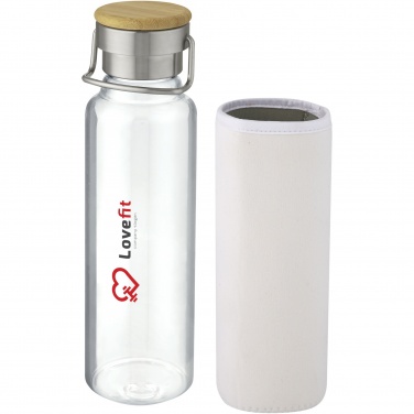 Logotrade mainostuote tuotekuva: Thor 660 ml:n lasipullo neopreenisuojuksella