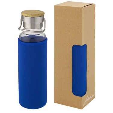Logotrade mainostuote tuotekuva: Thor 660 ml:n lasipullo neopreenisuojuksella