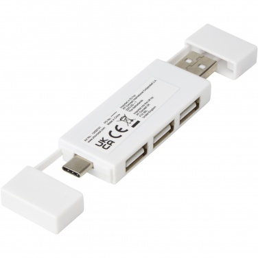 Logo trade mainostuote kuva: Mulan Kaksois USB 2.0 -hubi