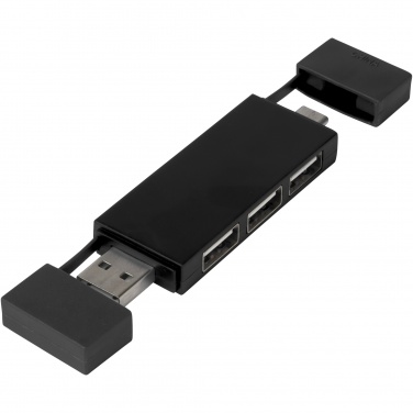 Logotrade mainoslahja tuotekuva: Mulan Kaksois USB 2.0 -hubi