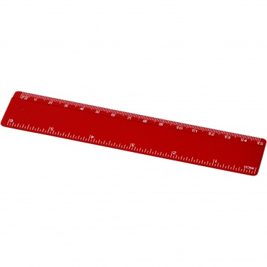 Logotrade mainoslahja ja liikelahja kuva: Refari 15 cm:n viivain kierrätetystä muovista
