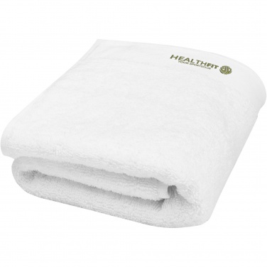Logo trade liikelahja mainoslahja tuotekuva: Nora puuvillainen pyyhe 550 g/m², 50x100 cm