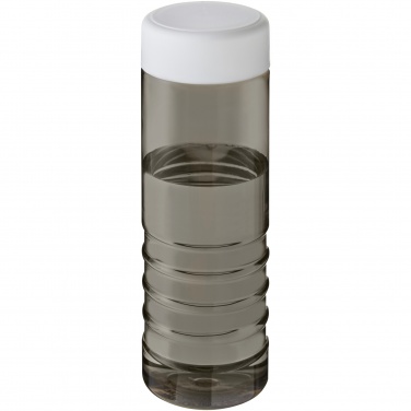 Logo trade mainoslahjat tuotekuva: H2O Active® Eco Treble 750 ml:n urheilujuomapullo kierrekannella
