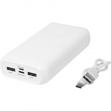 Logo trade mainoslahja kuva: Electro 20 000 mAh:n varavirtalähde kierrätetystä muovista 