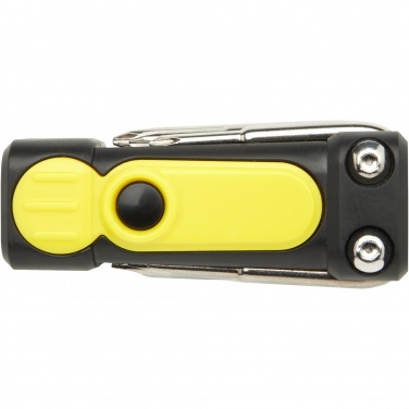 Logotrade liikelahja tuotekuva: Octo 8-in-1 RCS-kierrätetystä muovista valmistettu ruuvimeisselisetti taskulampulla