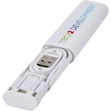 Logotrade liikelahjat mainoslahjat tuotekuva: Whiz kierrätetystä muovista valmistettu modulaarinen latauskaapeli